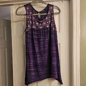Purple Sleeveless Women's Top
